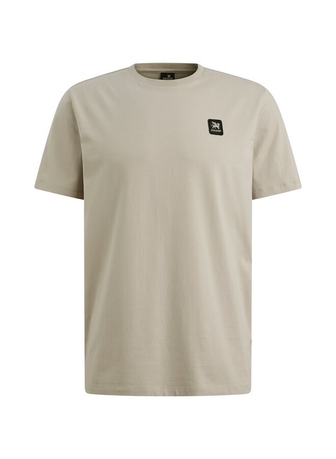 VTSS2510500 7074 Vanguard Short sleeve r-neck cotton elastan jersey Silver Lining