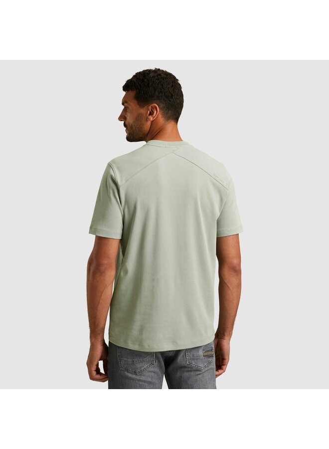 CTSS2510570 6021 Cast Iron Short sleeve r-neck regular fit interlock Slate Gray