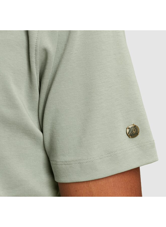 CTSS2510570 6021 Cast Iron Short sleeve r-neck regular fit interlock Slate Gray