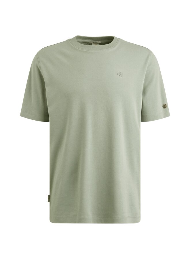 CTSS2510570 6021 Cast Iron Short sleeve r-neck regular fit interlock Slate Gray
