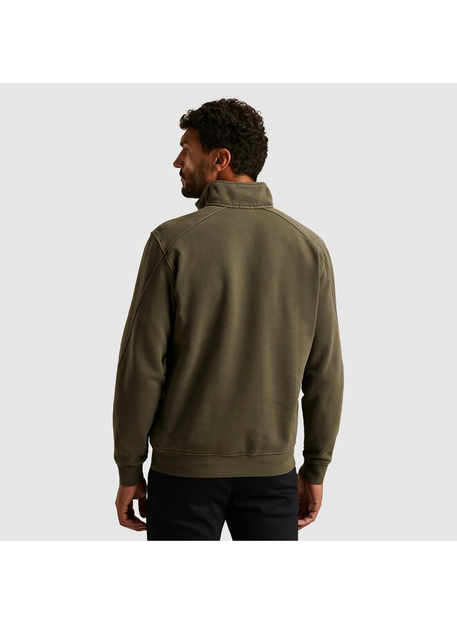 CSW2510446 6513 Cast Iron Half zip collar regular fit halfzip Kambaba