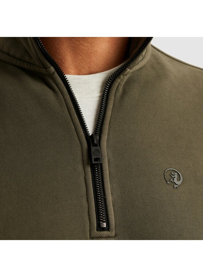 CSW2510446 6513 Cast Iron Half zip collar regular fit halfzip Kambaba