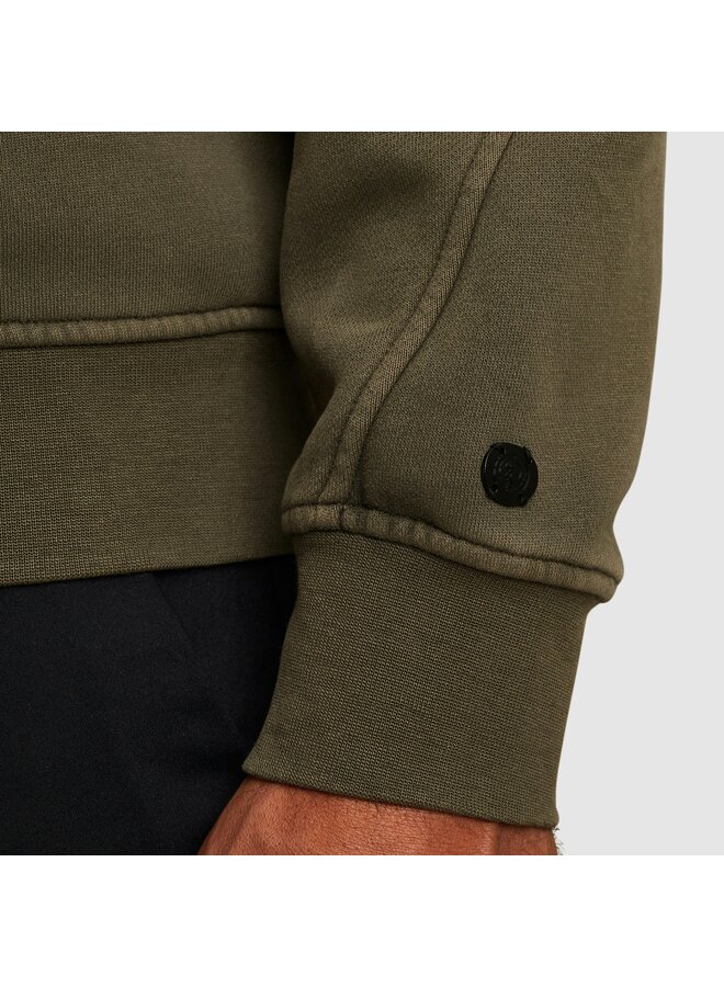 CSW2510446 6513 Cast Iron Half zip collar regular fit halfzip Kambaba