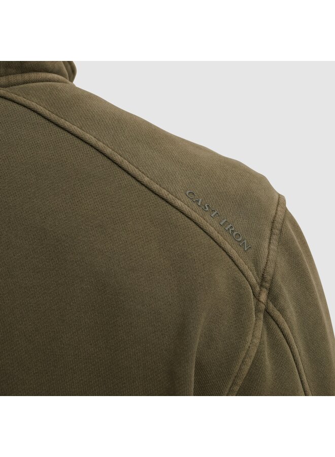 CSW2510446 6513 Cast Iron Half zip collar regular fit halfzip Kambaba