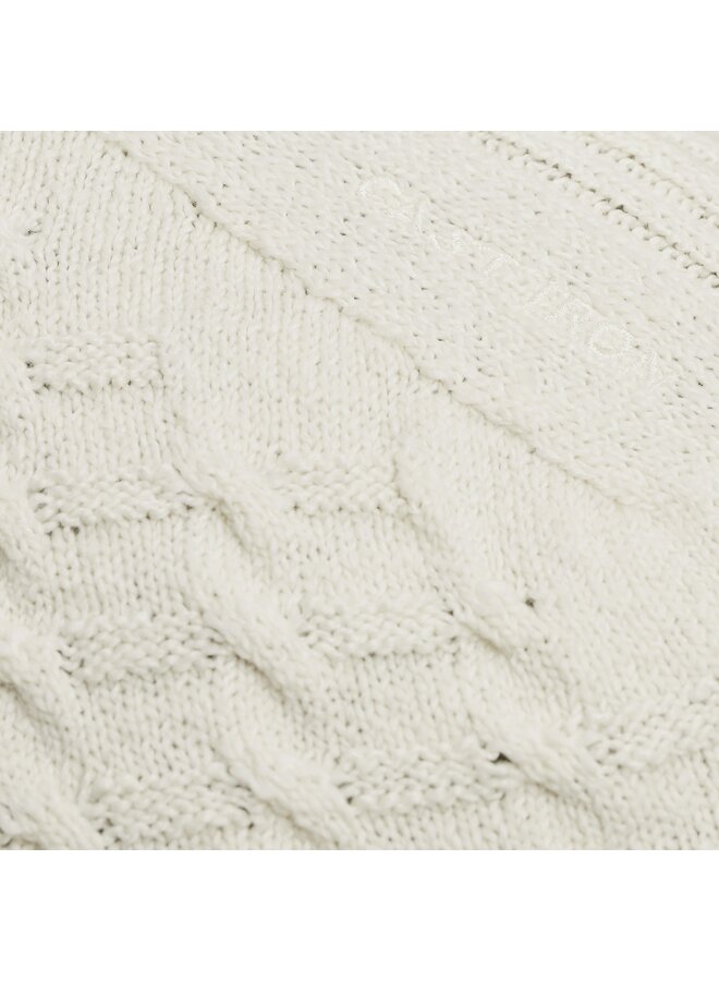 CKW2510354 9001 Cast Iron Half zip collar cotton boucle Vaporous Gray