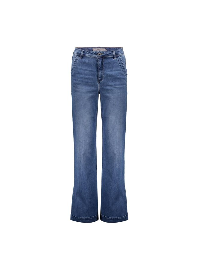 51803-10 834 Geisha Jeans wide stone blue denim