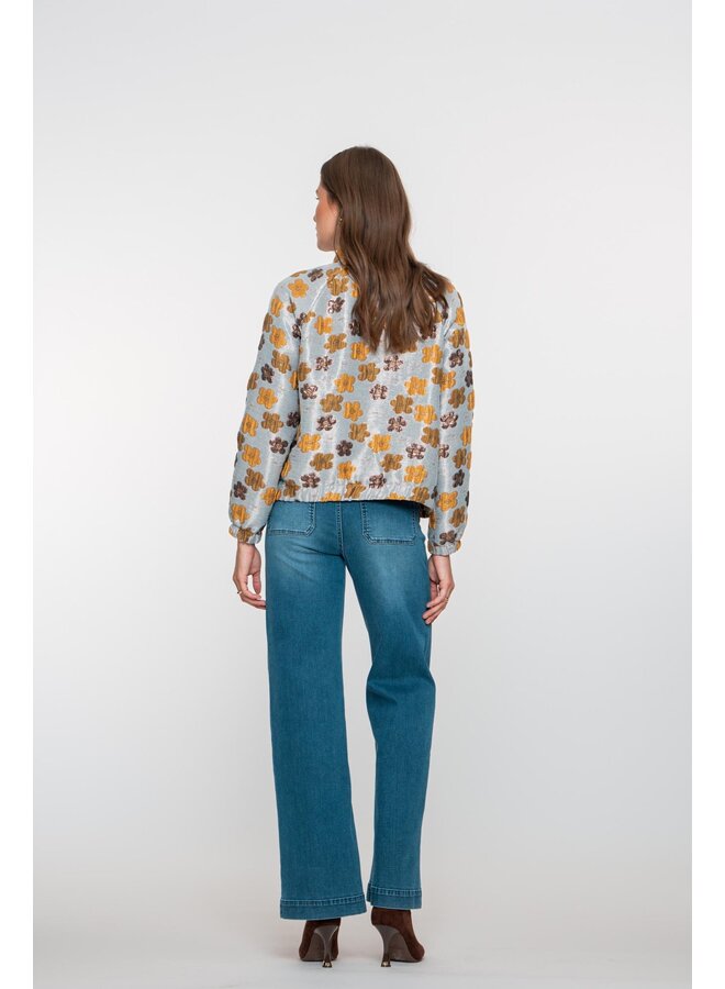 51803-10 834 Geisha Jeans wide stone blue denim
