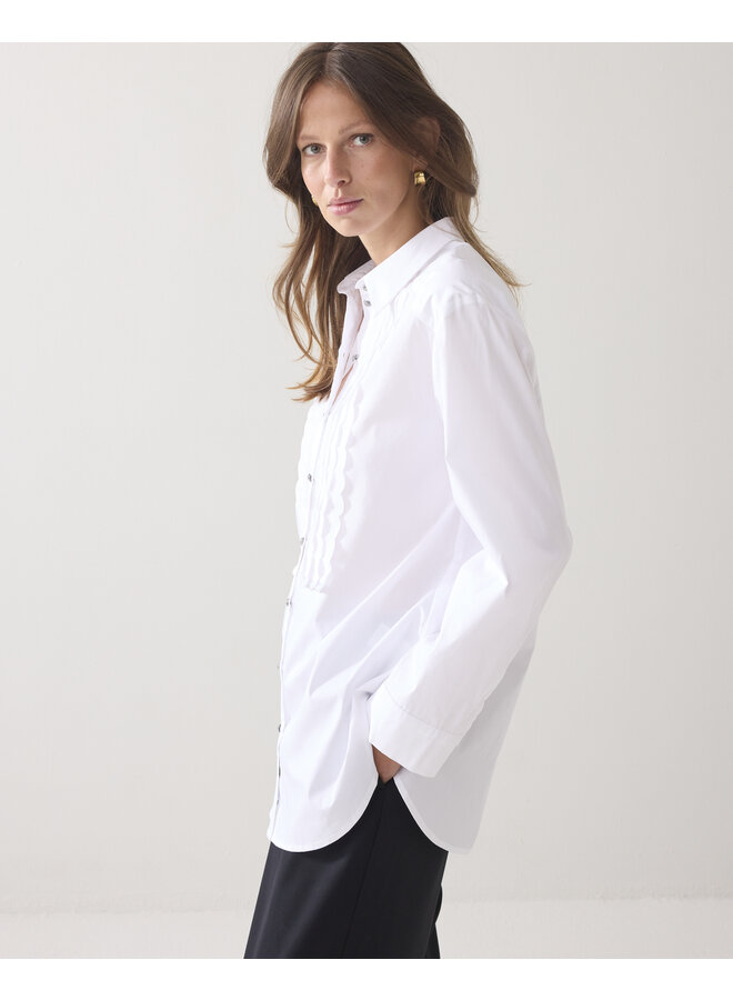 2s3372-12321 110 Summum Blouse Party poplin White