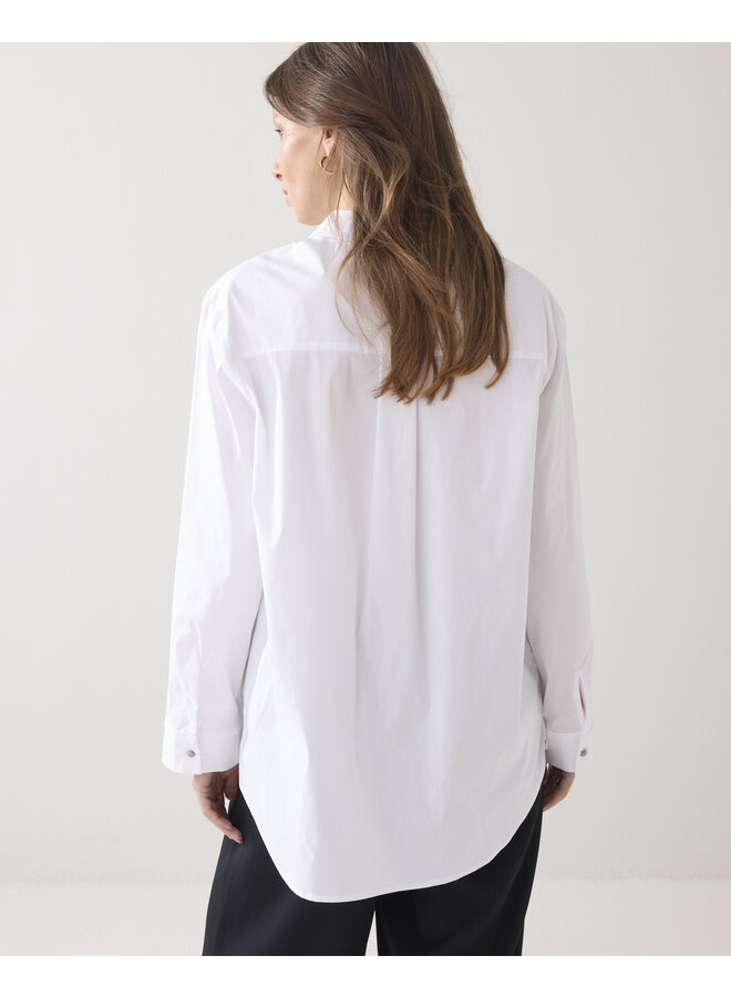 2s3372-12321 110 Summum Blouse Party poplin White