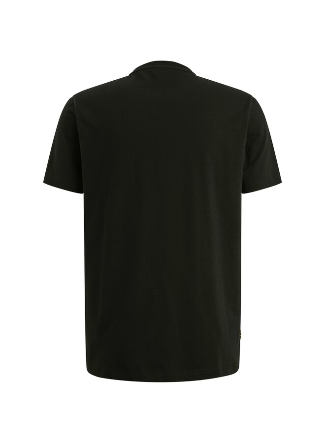 PTSS2510584 999 PME Legend Short sleeve r-neck cotton elastan jersey Black