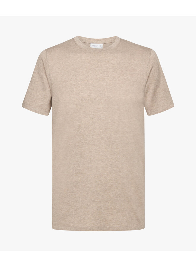 PPWT30001C Prufuomo T-Shirt crew neck SS Beige