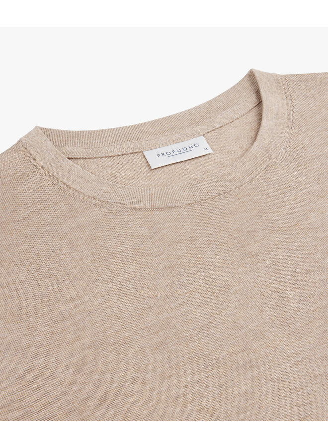 PPWT30001C Prufuomo T-Shirt crew neck SS Beige