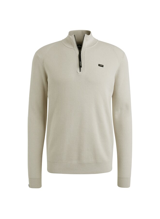 VKW2510332 7074 Vanguard Half zip collar gentleman's deal cotton modal Silver Lining
