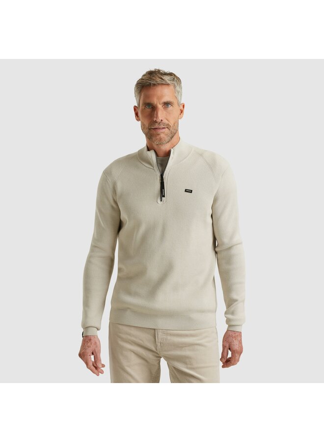 VKW2510332 7074 Vanguard Half zip collar gentleman's deal cotton modal Silver Lining