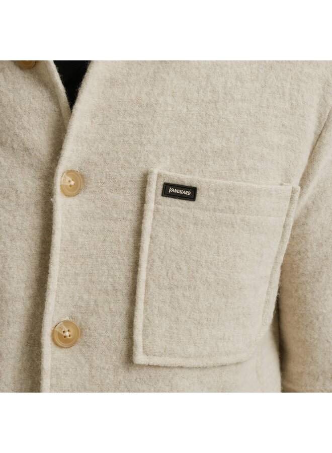 VKC2510367 7074 Vanguard Button jacket boiled wool Silver Lining