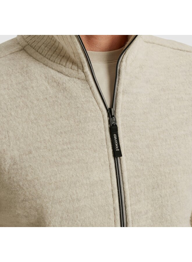 VKC2510366 7074 Vanguard Button jacket boiled wool Silver Lining