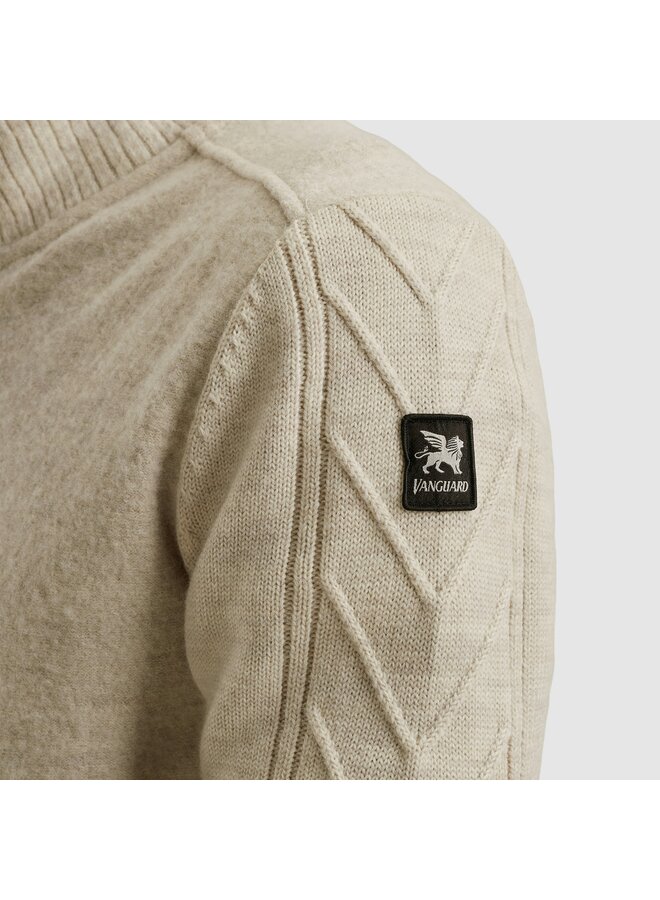 VKC2510366 7074 Vanguard Button jacket boiled wool Silver Lining