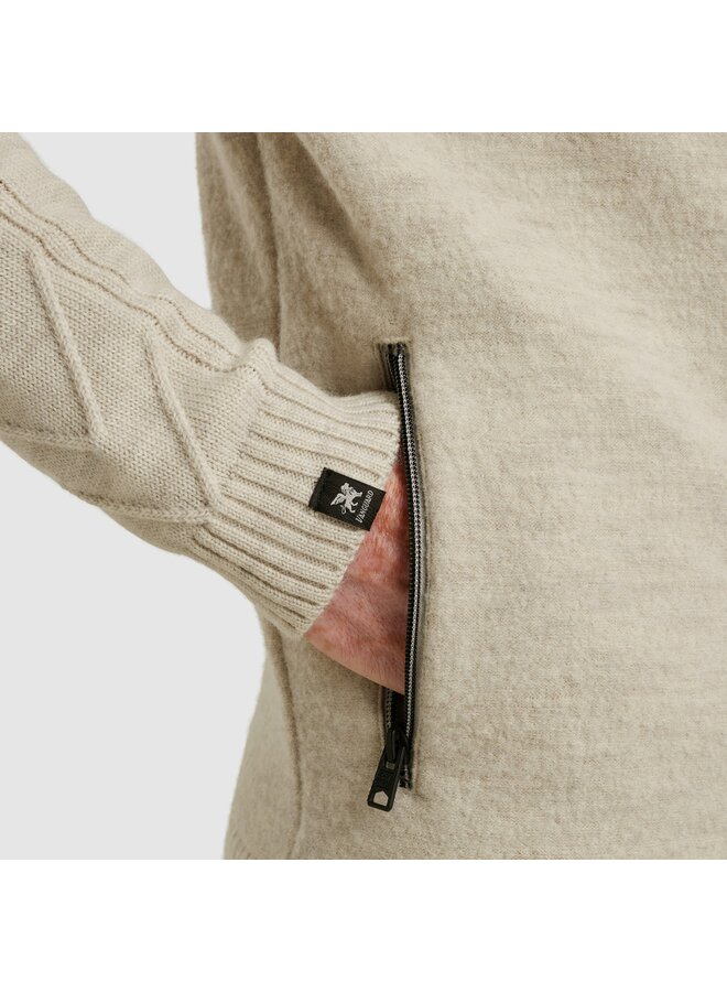 VKC2510366 7074 Vanguard Button jacket boiled wool Silver Lining