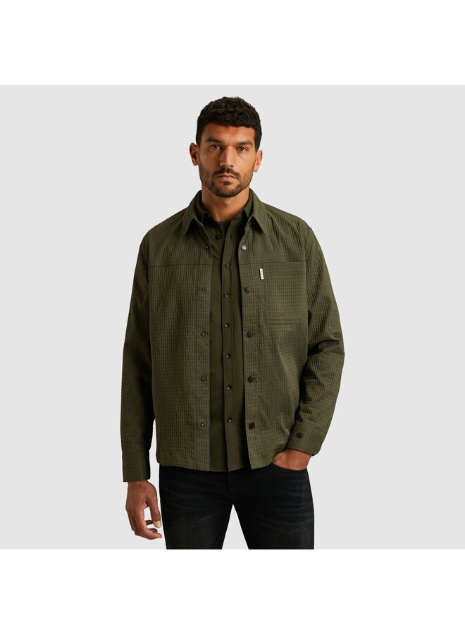 CSI2510259 6513 Cast Iron LONG SLEEVE SHIRT Tech Block structure Kambaba
