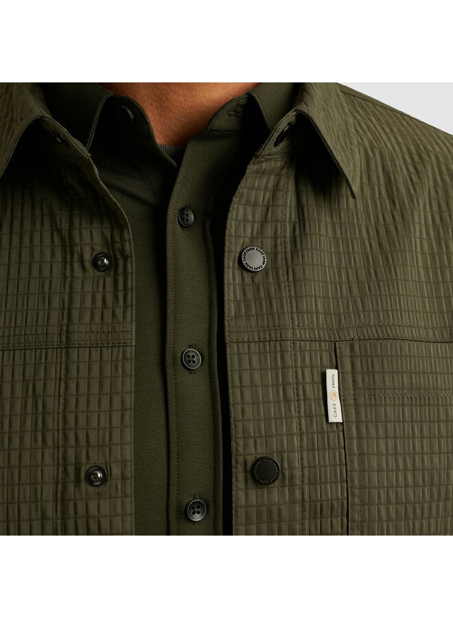 CSI2510259 6513 Cast Iron LONG SLEEVE SHIRT Tech Block structure Kambaba