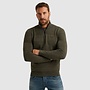 PKW2510301 6389 PME Legend Half zip collar cotton mouline (organic) Dusky Green