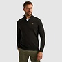 PKW2510301 999 PME Legend Half zip collar cotton mouline (organic) Black