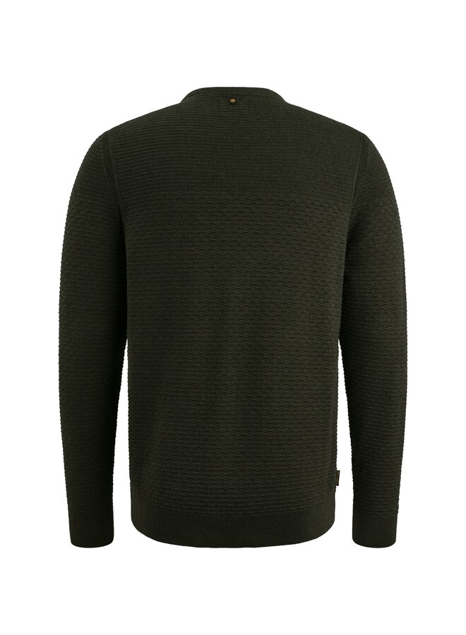 PKW2510300 999 PME Legend R-neck cotton mouline Black