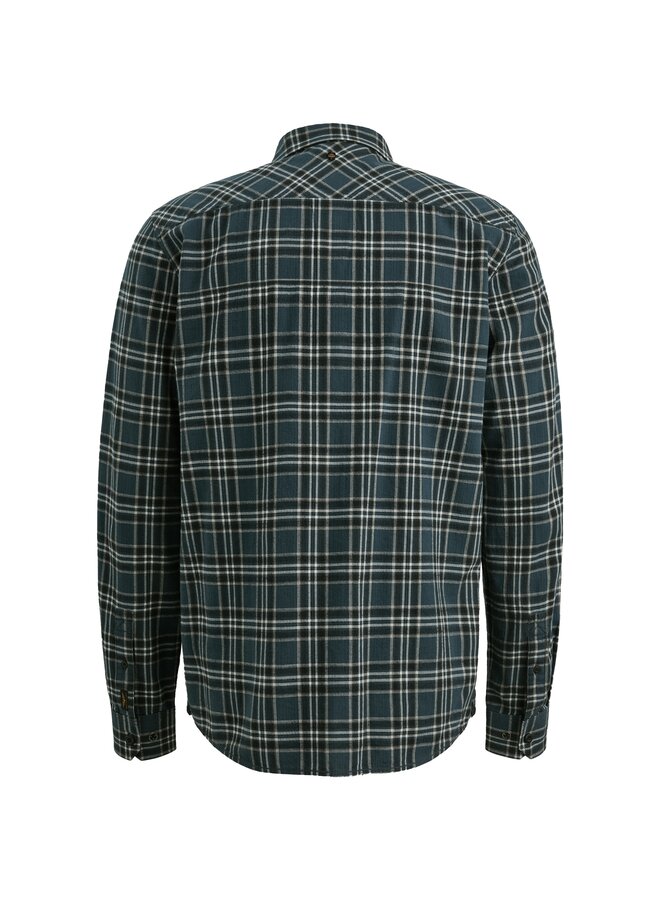 PSI2510201 5281 PME Legend LONG SLEEVE SHIRT Herringbone Yarn Dyed Check Salute