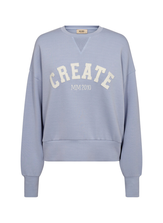 168550 245 Mos Mosh MMCelli O-LS Sweatshirt Eventide