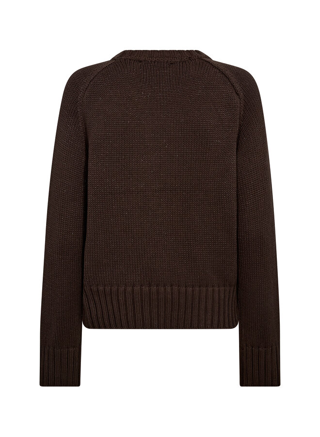 176230 844 MosMosh MM Rola Bine Lux Crewneck Knit Bracken