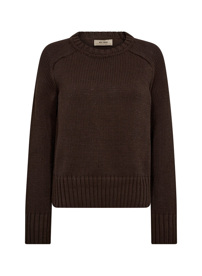 176230 844 Mos Mosh MMRola Bine Lux Crewneck Knit Bracken