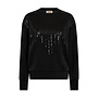 175350 801 MosMosh MM Neve O-LS Glam Sweatshirt Black