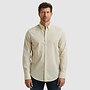 PSI2510238 7013 PME Legend LONG SLEEVE SHIRT Allover print on Poplin stretch Bone White