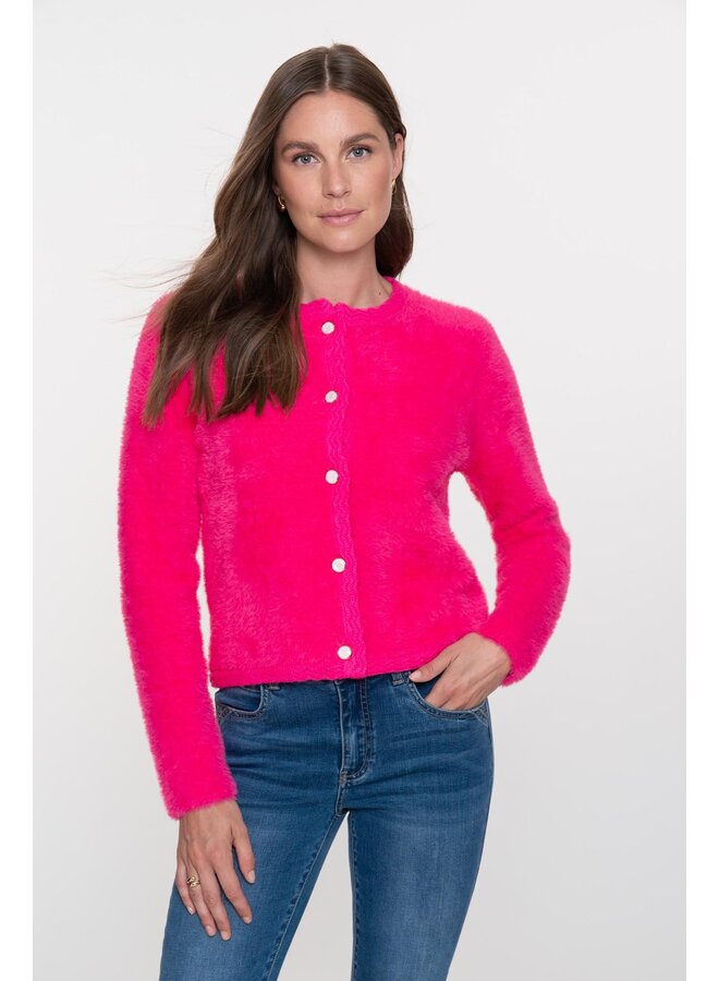 54807-10 420 Geisha Cardigan hairy pink