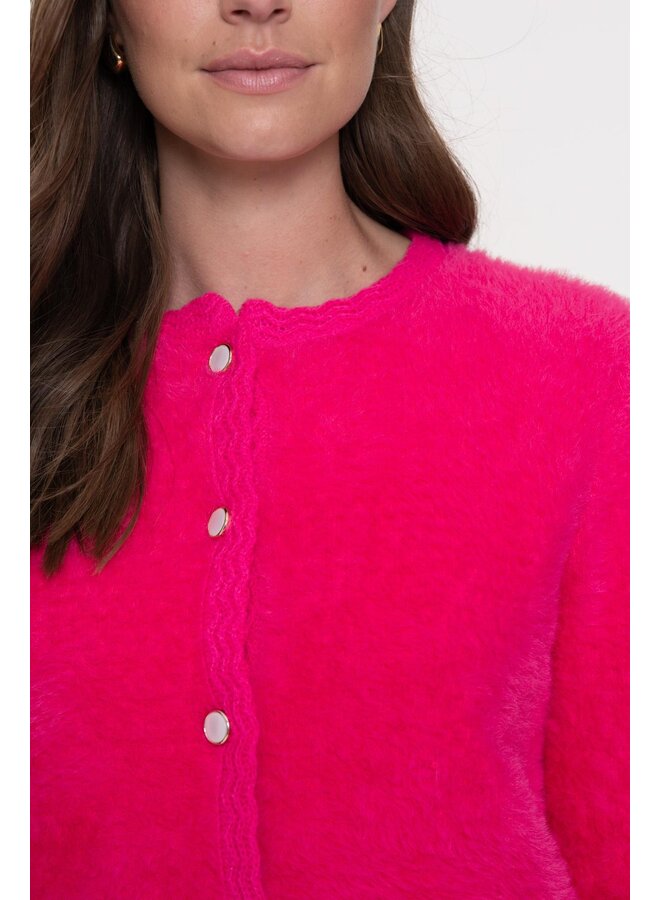 54807-10 420 Geisha Cardigan hairy pink