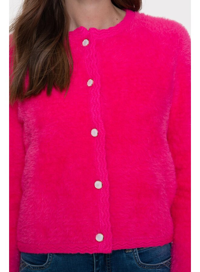 54807-10 420 Geisha Cardigan hairy pink