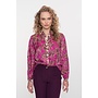 53937-20 765 Geisha blouse mocca/fuchsia