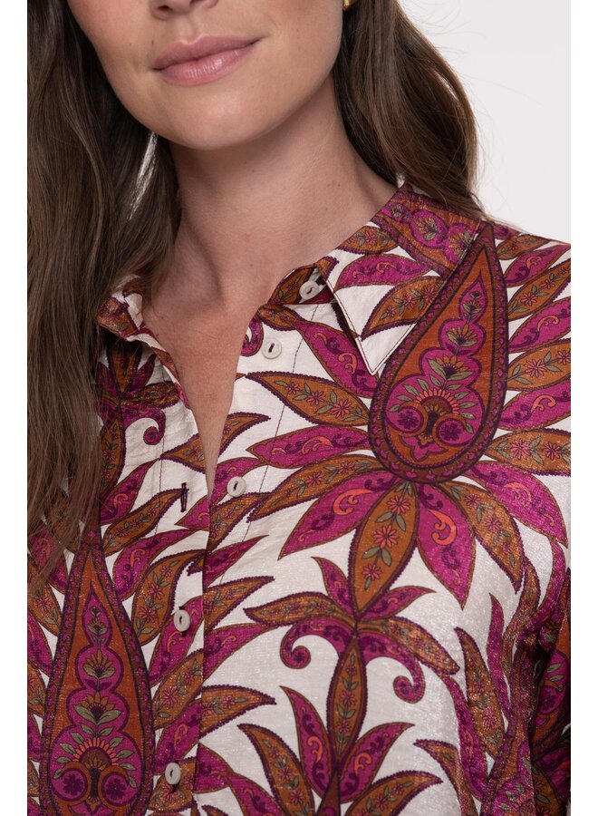 53913-20 010 Geisha blouse off-white/pink