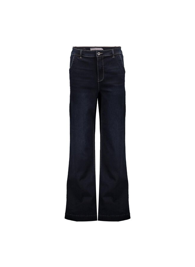 51803-10 880 Geisha Jeans wide dark blue black denim