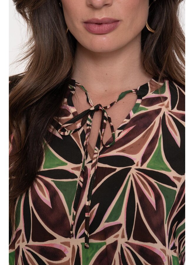 53955-20 380 Geisha top Purple brown