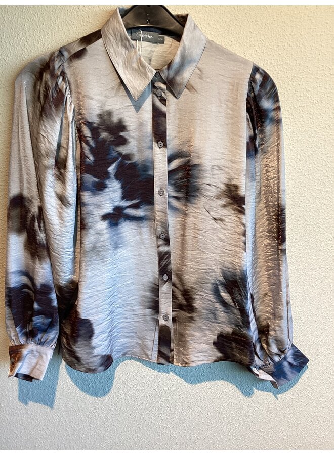 53936-20 925 Geisha blouse grey/blue
