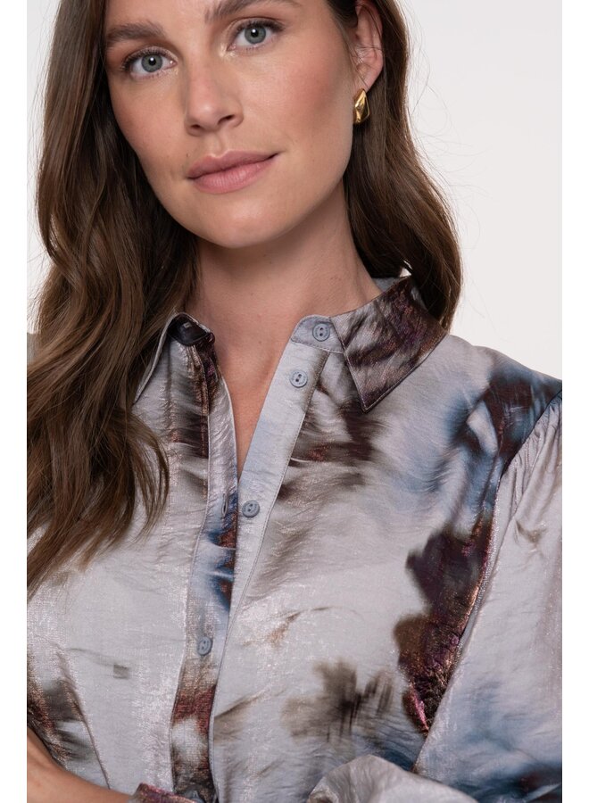 53936-20 925 Geisha blouse grey/blue