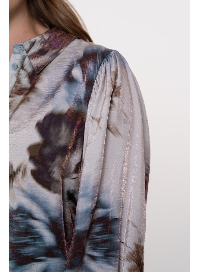 53936-20 925 Geisha blouse grey/blue