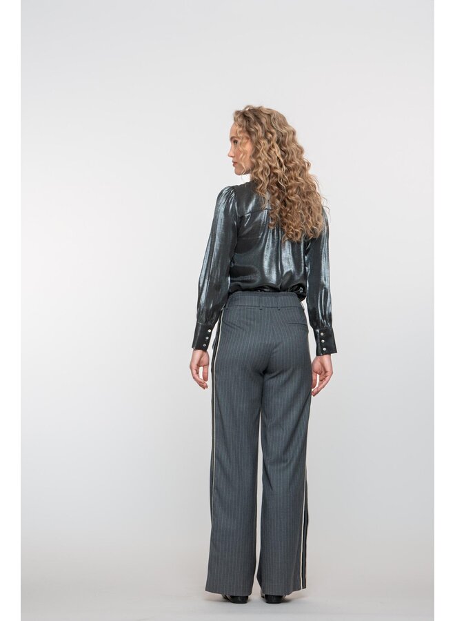 51508-10 925 Geisha Pants pinstripe tape grey