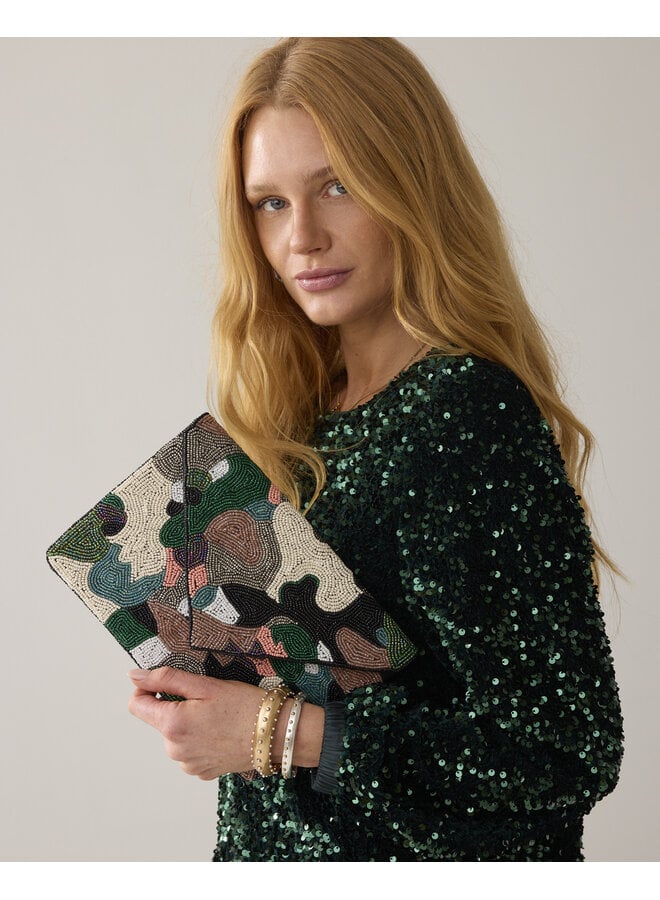 8s1066-8599 120 Summum Bag Beaded clutch Multicolour