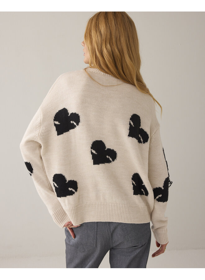 7s7960-70052 122 Summum Sweater Instarsia knit Ivory