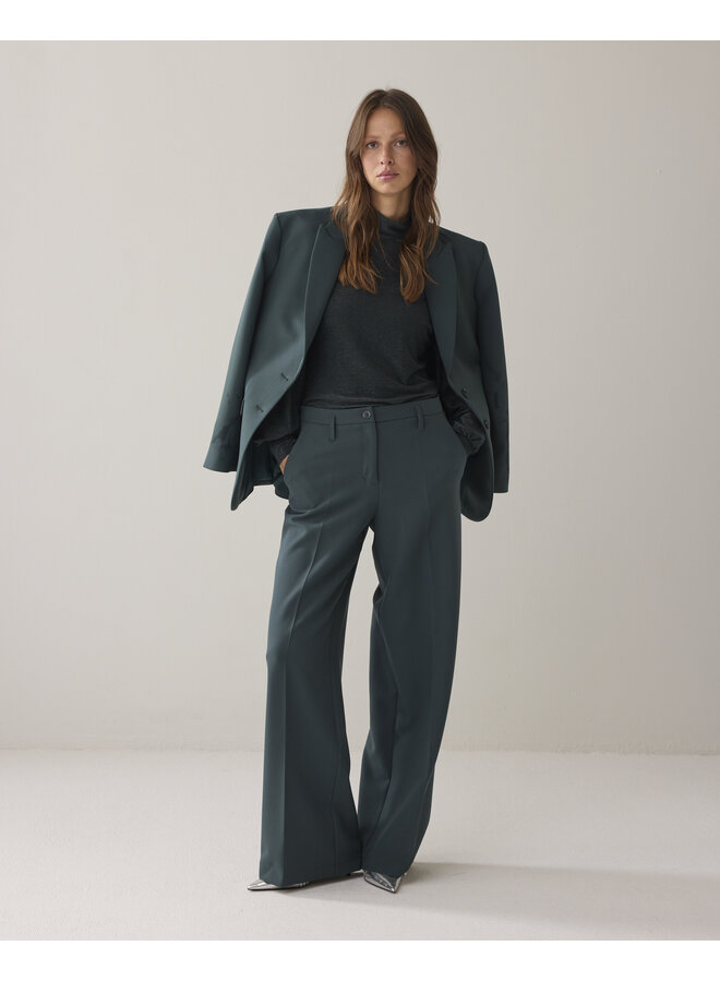 4s2369-11680 650 Summum Trousers straight Foam uni Emerald green