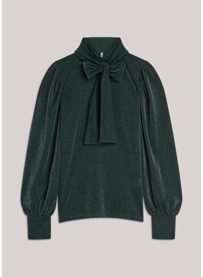 3s5235-30644 650 Summum Top scarf Soft lurex Emerald green