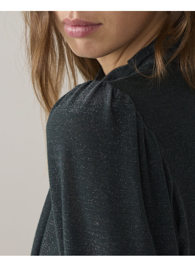 3s5235-30644 650 Summum Top scarf Soft lurex Emerald green