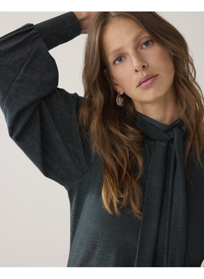 3s5235-30644 650 Summum Top scarf Soft lurex Emerald green